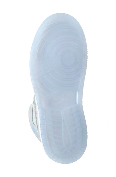 Shop Nike Kids' Air Jordan 1 Mid Sneaker In Blue Tint/ Ice Blue/ White