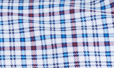 Shop Wrk Check Performance Dress Shirt In Blue/ Red