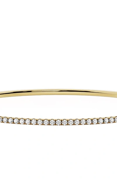 Jennifer Fisher Round Lab Created Diamond Tennis Bangle Bracelet In D2.50ct - 18k Yellow Gold