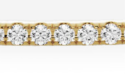 Jennifer Fisher Round Lab Created Diamond Tennis Bangle Bracelet In D2.50ct - 18k Yellow Gold