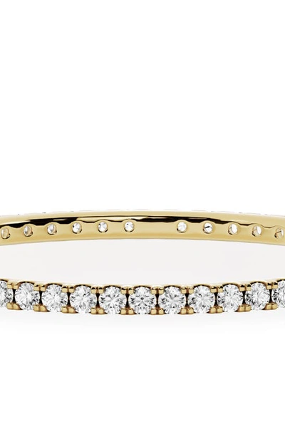 Jennifer Fisher Round Lab Created Diamond Tennis Bangle Bracelet In D9.28ct - 18k Yellow Gold