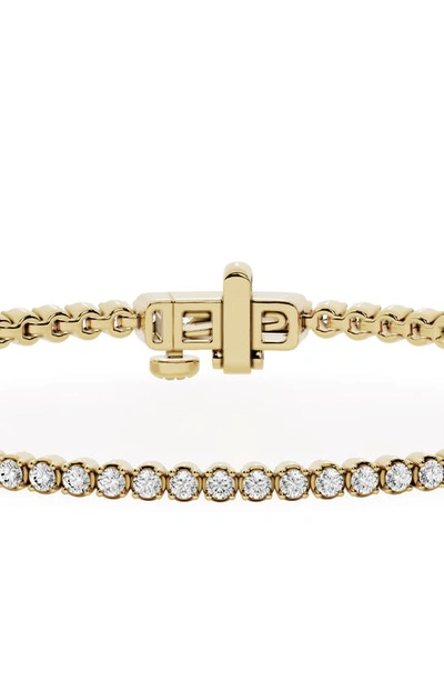 Jennifer Fisher Round Lab Created Diamond Tennis Bracelet In 18k Yellow Gold