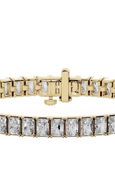Jennifer Fisher Radiant Lab Created Diamond Tennis Bracelet In 18k Yellow Gold