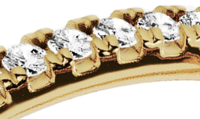 Jennifer Fisher Lab Created Diamond Hoop Earrings In 18k Yellow Gold