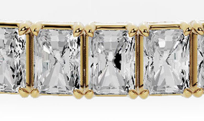 Shop Jennifer Fisher 18k Gold Radiant Lab Created Diamond Tennis Bracelet In 18k Yellow Gold