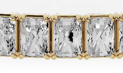Jennifer Fisher Radiant Lab Created Diamond Tennis Bracelet In 18k Yellow Gold