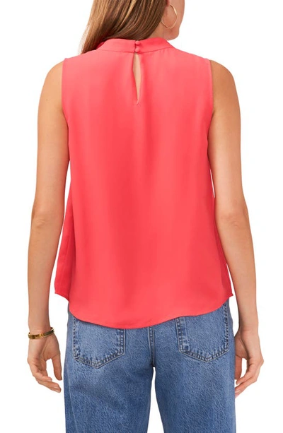Shop Vince Camuto Cowl Neck Sleeveless Blouse In Pink Allure
