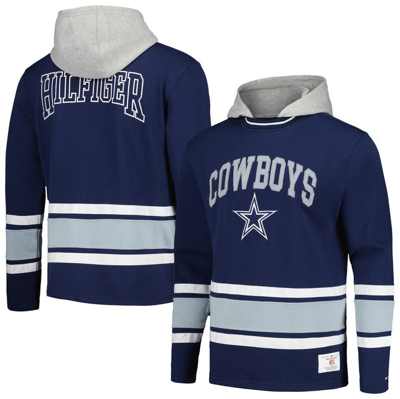 Shop Tommy Hilfiger Navy Dallas Cowboys Ivan Pullover Hoodie