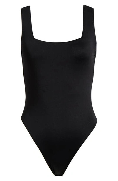 Shop Vitamin A Mika One-piece Swimsuit In Black Eco Lux