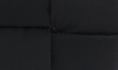 Bottega Veneta Padded Tech Cassette Messenger Bag In 1001 Black/ Papaya