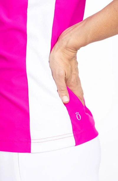 Shop Kinona Cap To Tap Polo Golf Tank In Open Air Pink