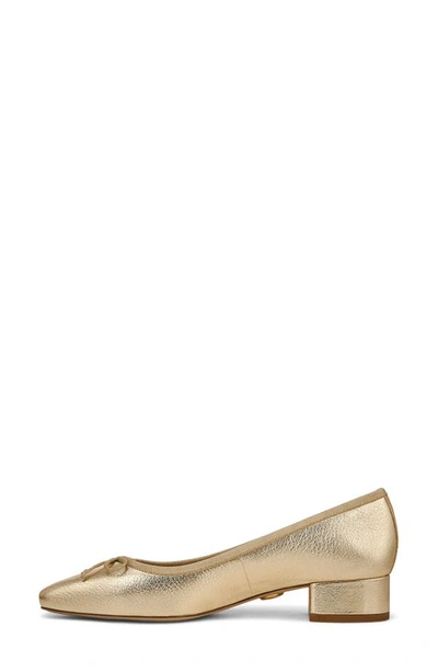 Shop Veronica Beard Cecile Square Toe Pump In Platinum