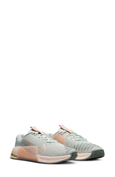 Shop Nike Metcon 9 Training Shoe In Silver/ Ivory/ Guava
