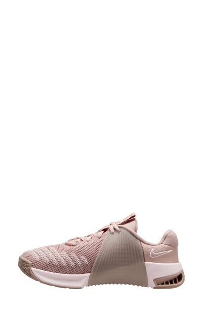 Shop Nike Metcon 9 Training Shoe In Pink Oxford/ White/ Taupe
