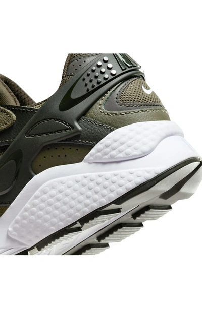 Shop Nike Air Huarache Sneaker In Khaki/ White/ Olive/ Sequoia