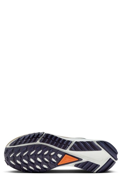 Shop Nike React Pegasus Trail 4 Gore-tex® Waterproof Running Shoe In Deep Jungle/ Khaki/ Maroon