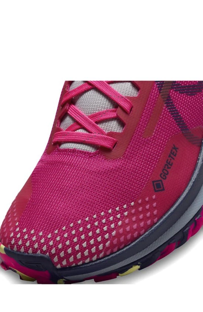 Nike Women's Pegasus Trail 4 Gore-tex Waterproof Trail Running Shoes In Fireberry/ Fierce Pink/ Violet