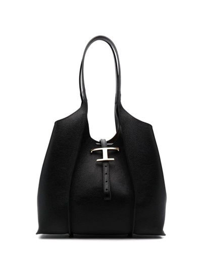 Shop Tod's Shoulder Bag In Black