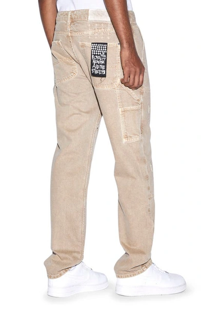Shop Ksubi Operator Carpenter Jeans In Beige