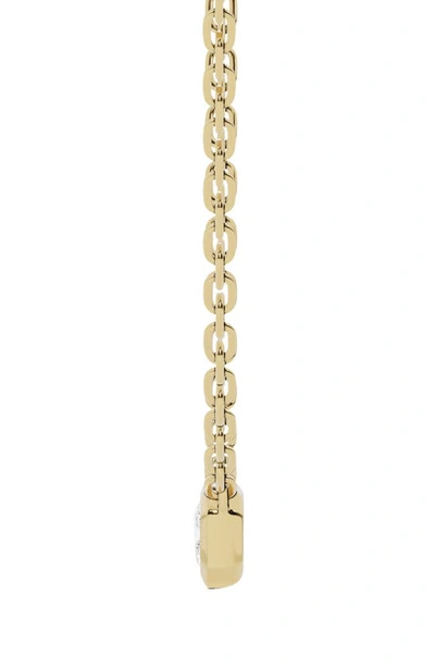 Shop Jennifer Fisher 18k Gold Radiant Sol Lab Created Diamond Pendant Necklace In D0.5ct - 18k Yellow Gold