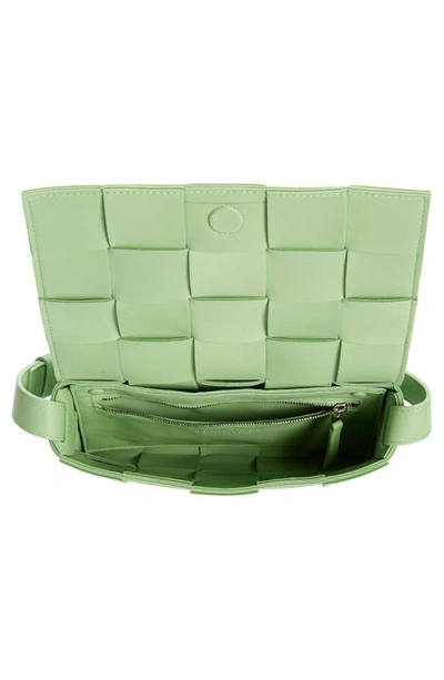 Bottega Veneta Intrecciato Leather Crossbody Bag In Regent