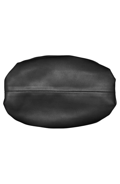Shop Bottega Veneta The Mini Pouch Leather Clutch In Black