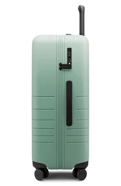 Shop Monos 23-inch Medium Check-in Spinner Luggage In Sage Green