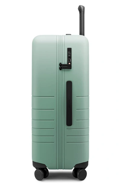 Monos 27-inch Medium Check-in Spinner Luggage In Sage Green