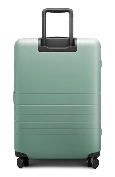 Shop Monos 23-inch Medium Check-in Spinner Luggage In Sage Green