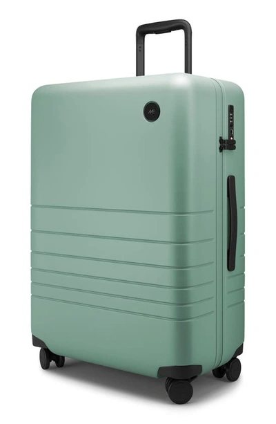 Shop Monos 23-inch Medium Check-in Spinner Luggage In Sage Green