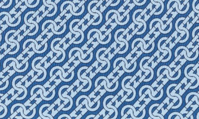 Shop Ferragamo Gancini Silk Tie In Blue Sc/ Azzur