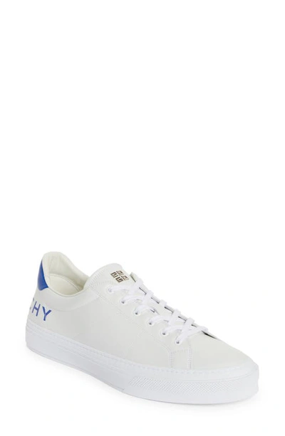 Shop Givenchy City Sport Low Top Sneaker In White/ Blue