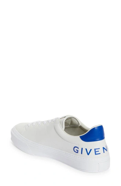 Shop Givenchy City Sport Low Top Sneaker In White/ Blue