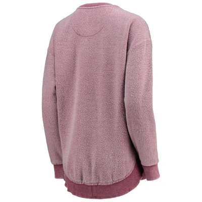 Pressbox Garnet South Carolina Gamecocks Ponchoville Pullover Sweatshirt In Garnet