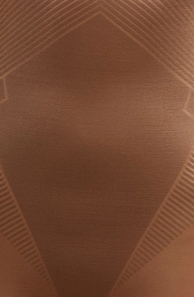 Spanxr Spanx® Spanxshape™ Invisible Open-bust Mid-thigh Bodysuit In Chestnut Brown