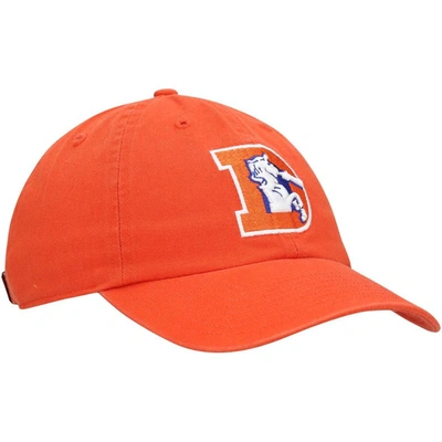 Shop 47 ' Orange Denver Broncos Clean Up Legacy Adjustable Hat