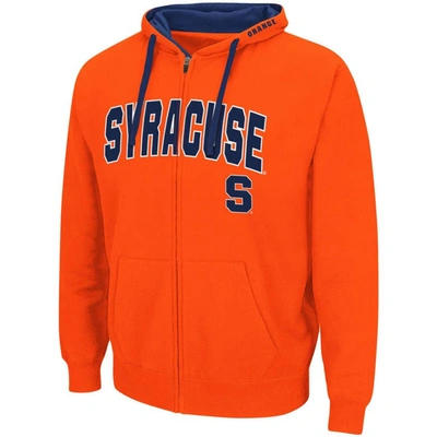 Shop Colosseum Orange Syracuse Orange Big & Tall Full-zip Hoodie