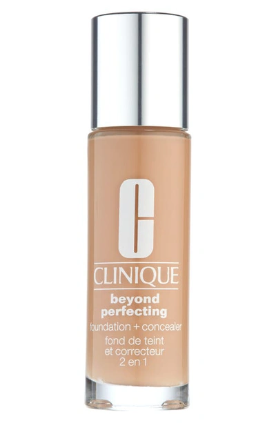 Shop Clinique Beyond Perfecting Foundation + Concealer In Cn 40 Cream Chamois