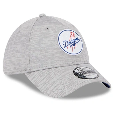 Shop New Era Gray Los Angeles Dodgers 2023 Clubhouse 39thirty Flex Hat