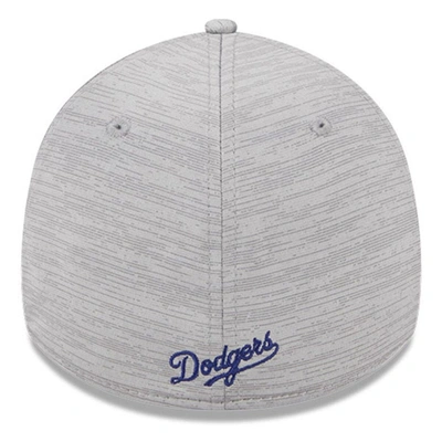 Shop New Era Gray Los Angeles Dodgers 2023 Clubhouse 39thirty Flex Hat