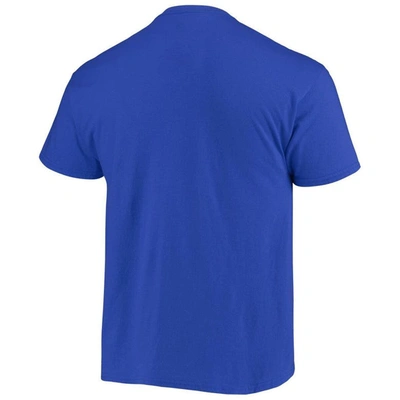 Junk Food Men's Royal Philadelphia 76ers Positive Message Enzyme Washed T-shirt In Royal