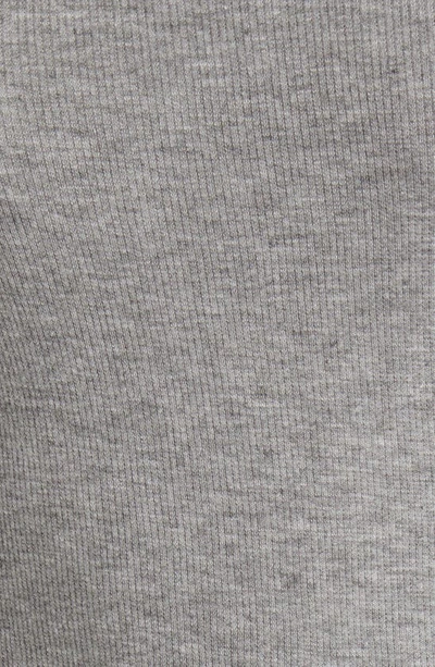 Bp. Ribbed Long Sleeve Tee In Grey Cloudy Heather