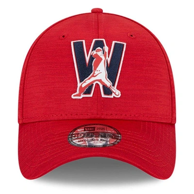 Shop New Era Red Washington Nationals 2023 Clubhouse 39thirty Flex Hat