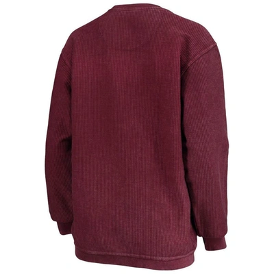 Shop Pressbox Maroon Arizona State Sun Devils Comfy Cord Vintage Wash Basic Arch Pullover Sweatshirt
