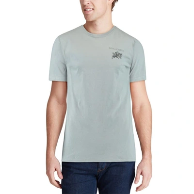 Image One Men's Gray Navy Midshipmen Team Comfort Colors Campus Scenery T-shirt In Gray