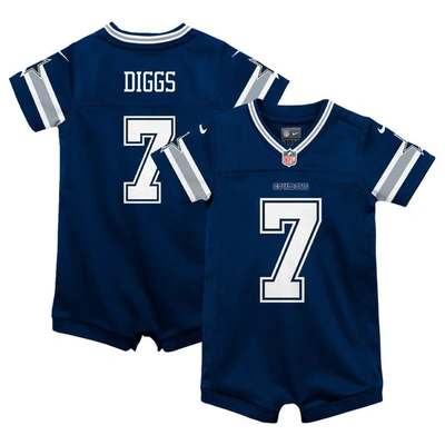 Shop Nike Infant  Trevon Diggs Navy Dallas Cowboys Game Romper Jersey