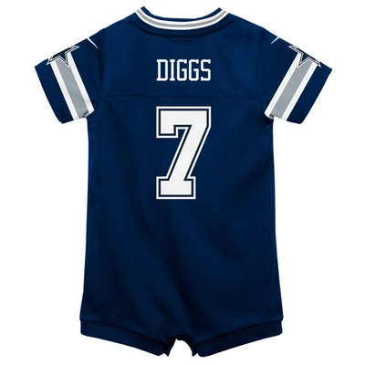 Shop Nike Infant  Trevon Diggs Navy Dallas Cowboys Game Romper Jersey