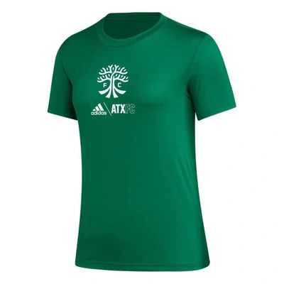 Shop Adidas Originals Adidas Green Austin Fc Aeroready Club Icon T-shirt