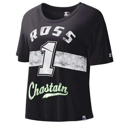 Shop Starter Black Ross Chastain Record Setter T-shirt