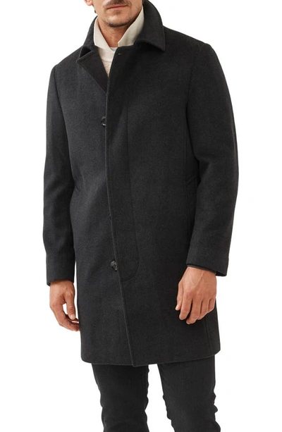 Shop Rodd & Gunn 'archers' Wool Blend Overcoat In Granite